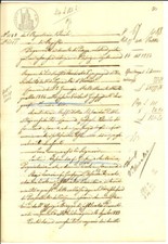 1884 CASTELVETRO PIACENTINO Ospizio BIAZZI riceve saldo da Alessandro SANTINI