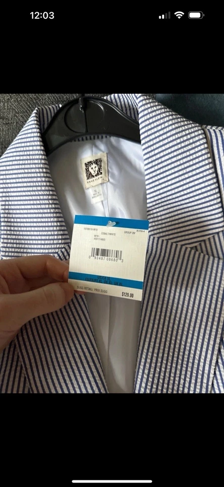 Brand New Anne Klein Jacket , Size XL  - Image 4 of 4