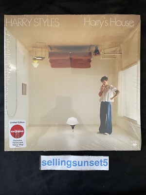 Harry Styles - HARRY S HOUSE TRANSLUCENT YELLOW VINYL LP - Limited Ed Brand New