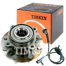 4WD TIMKEN Front Wheel Bearing & Hub For Chevy Silverado Sierra 1500HD 3500 8Lug
