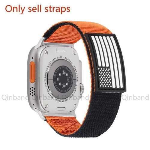 Cinturino Orologio Nylon per Apple Watch Serie 9 Ultra 8 7 Hoop Loop Band per iWatch 6 - Foto 37 di 39