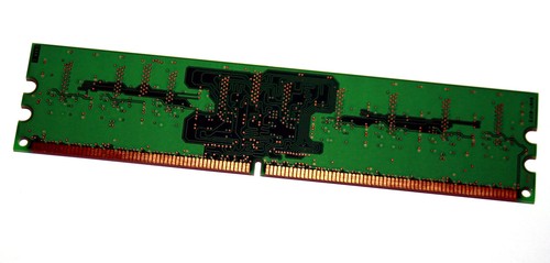 512 MB DDR2-RAM 240-pin 1Rx8 PC2-5300E ECC-Memory 'Micron MT9HTF6472AY-667D4' - Photo 2/2