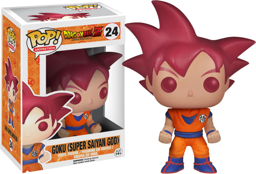 Funko Pop! Vinyl: Dragon Ball - Goku (Super Saiyan God) #24 Funko Pop! Vinyl: Dragon Ball - Goku (Super Saiyan God) #24