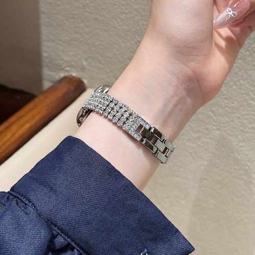 Bling Diamond Metal Strap Bracelet For Apple Watch Series 10 9 8 7 6 5 4 Ultra - Picture 11 of 21