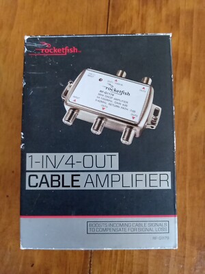 Rocketfish RF-G1179 Bidirectional Mini Drop Amplifier - Silver