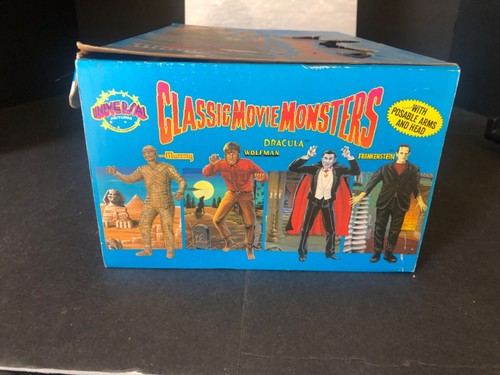 Vintage 1986 Imperial Universal Classic Movie Monsters four figures & Nice box - Picture 13 of 15