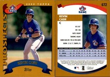 Kevin Cash 2002 Topps #672 Card