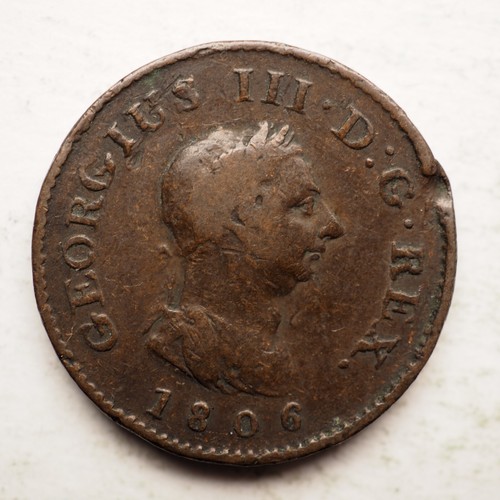 1806 Great Britain 1 FARTHING FREE SHIPPING M4606