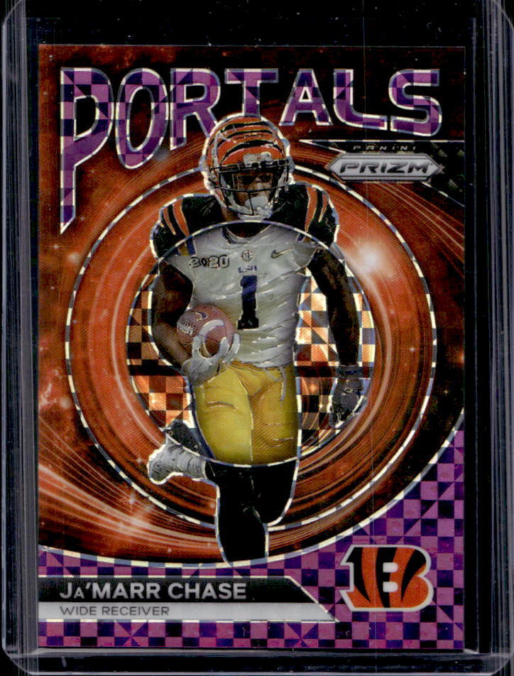 2023 Prizm Ja Marr Chase Portals Prizms Purple Power #49/49 #PO-6