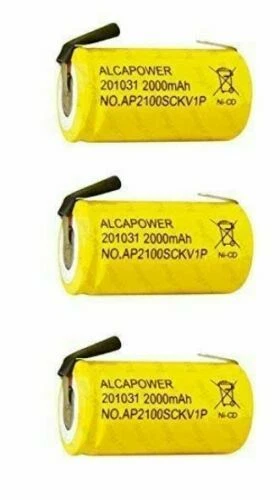 Batterie ricaricabili NiCd per articoli audio e video