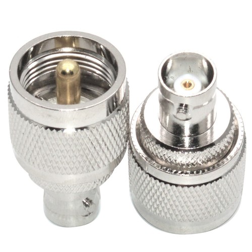 BNC Female to UHF Male adapter With exquisite craftsmanship For PL-259 Converter - Zdjęcie 5 z 14