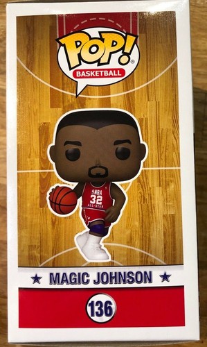 MAGIC JOHNSON 136 Target Con 2022 Funko Pop NBA ALL STAR 1986 in hand ships fast - Picture 5 of 8