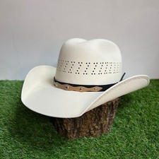 Kid's Mexican Handmade White Western Cowboy Hat Sombrero Vaquero Mexicano Rodeo
