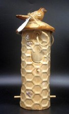 HTF PD Home Ceramic Honeycomb Bird Feeder New