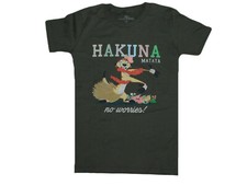 Disney The Lion King Hakuna Matata No Worries Junior Women's T-Shirt NWT