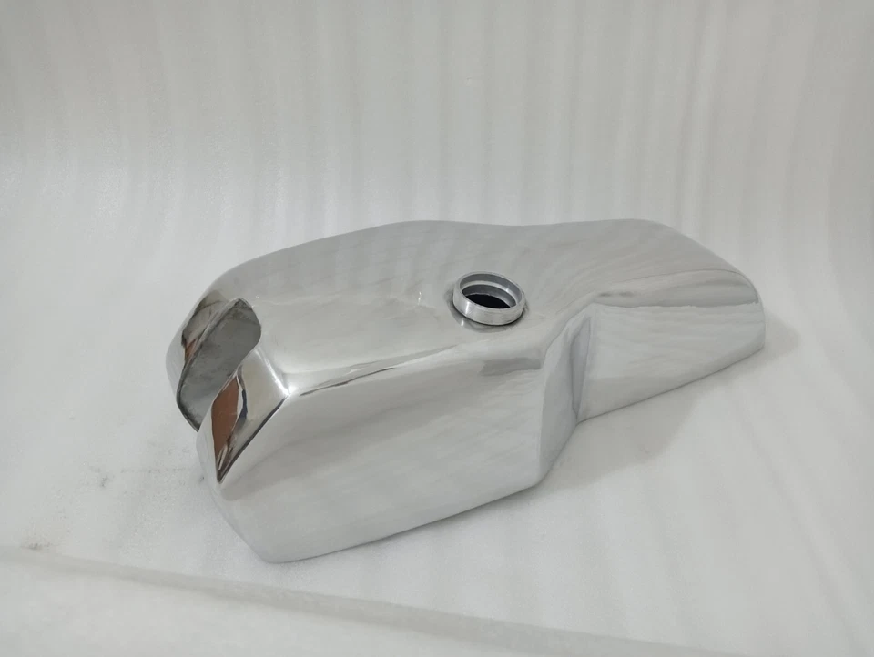 Tanque de gasolina Yamaha TZ RD250 RD350 Td Café Racer acero cromado | apto para Foto 3 de 4