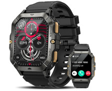 Military Smart Watches for Men Answer/Make Calls 2.02'' Fitness Smart Watch f...