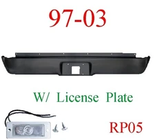 RP05 97 03 F150 Rear Roll Pan With License Plate Light Ford