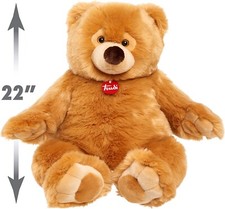 NEW Trudi Ettore Giant Teddy Bear - Premium Italian Designed Big 22" Plush FS