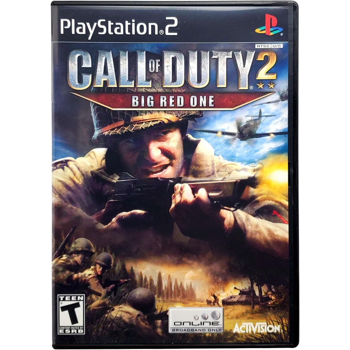 Sony PlayStation 2 Call of Duty 2: Big Red One Video Games for