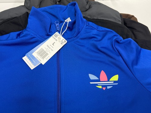 NEW - Adidas Originals Primeblue Bold Blue Track Full Zip Jacket - Youth Large L - Picture 3 of 9