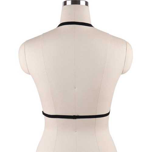 Harness Elastic Cupless Cage Bra Sexy Lingerie for Women Top Exotic Strap Belt - Picture 239 of 273