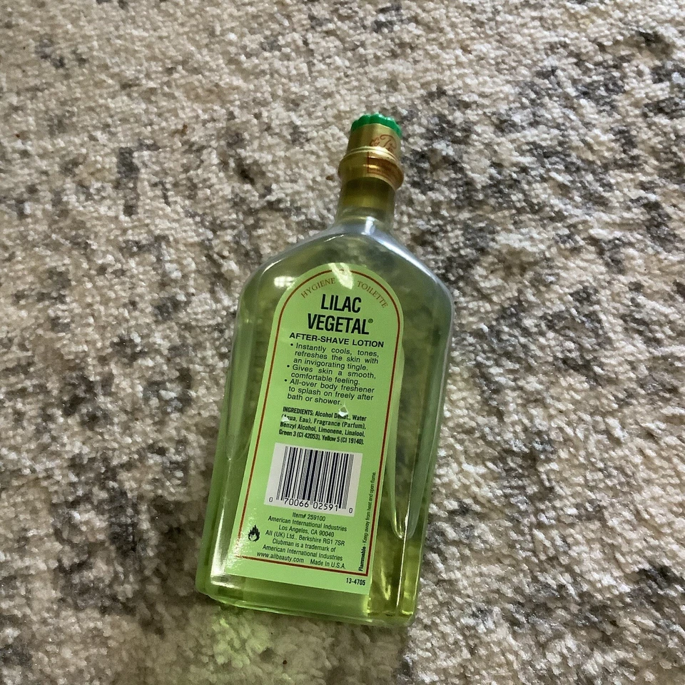 Clubman Pinaud Lila Vegetal After Shave Loción Refrescante Piel Suave 12 OZ Foto 3 de 3