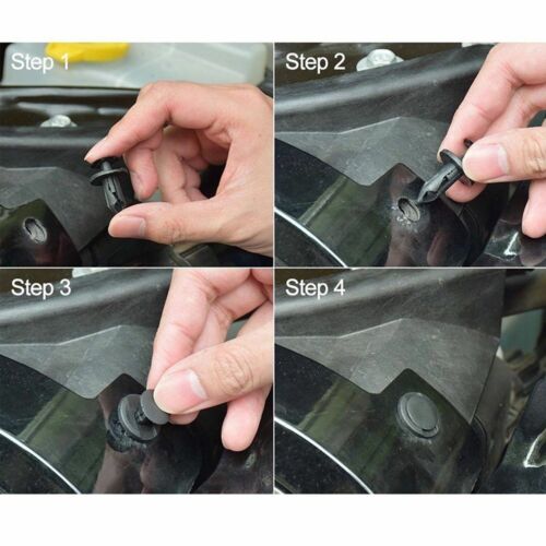 40 Clips for Hole Plastic Rivets Retainer Fender Bumper Push Pin Fastener For GM - Picture 4 of 10