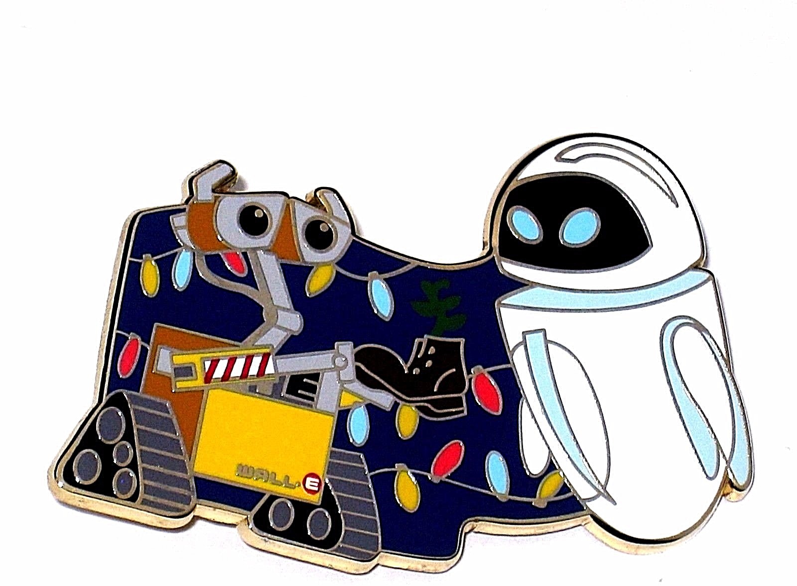 WallE Eve Christmas LE Disney Pin WallE 110th Legacy Collection Boot