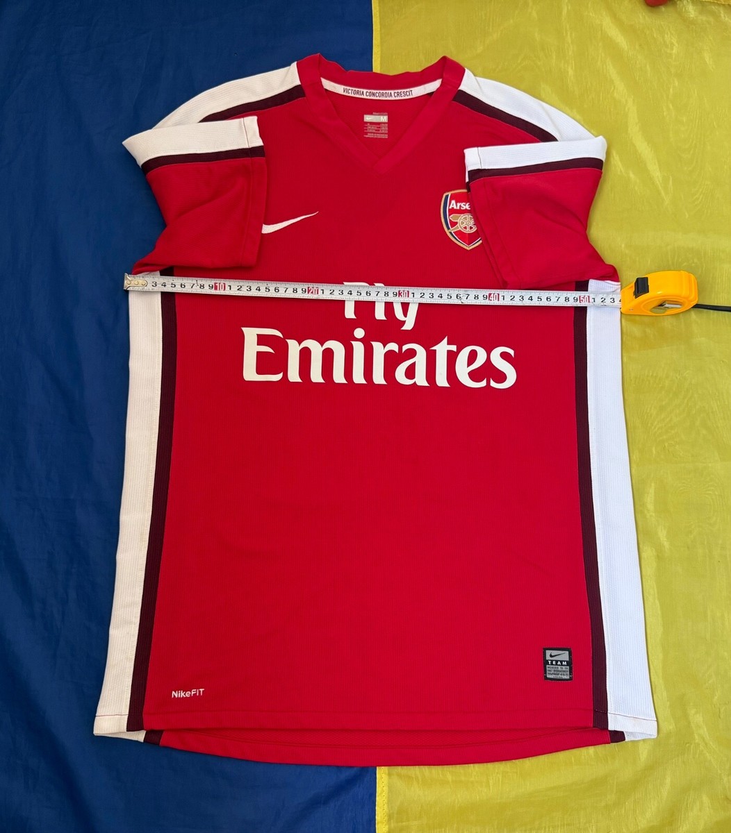 ARSENAL 2008-2009 HOME SOCCER JERSEY FOOTBALL SHIRT NIKE Sz