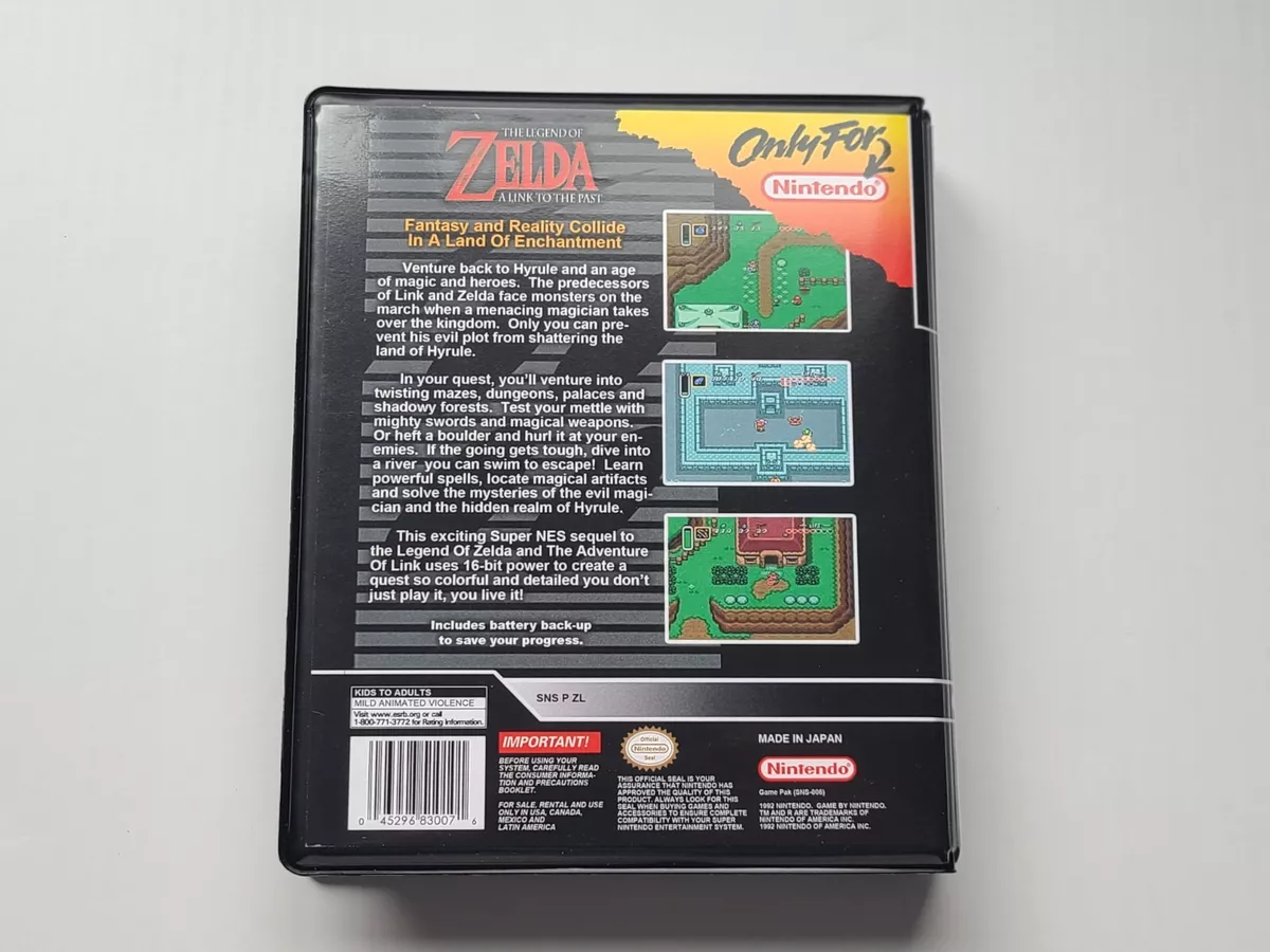 The Legend of Zelda a Link to the Past SNES Game Case No Game