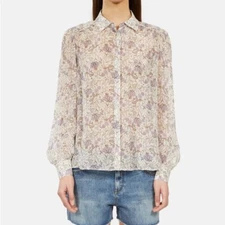 NWT The Kooples Button Down Blouse Size 0
