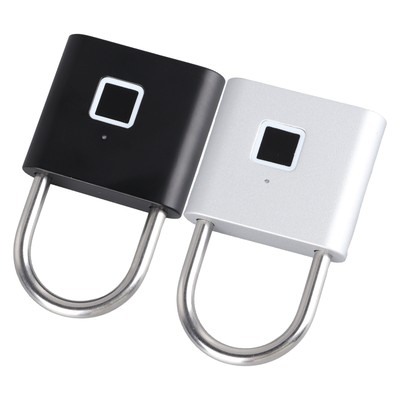 Fingerprint Padlock High Security Fast Unlocking Waterproof Long Lasting Sma Kit