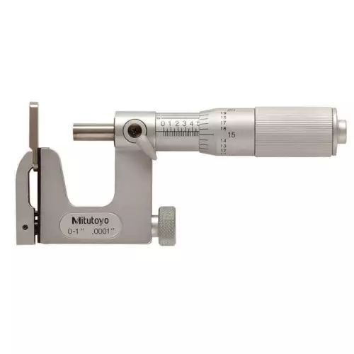 MITUTOYO 117-107 Universal Micrometer,0-1 In,0.0001 In 4CGE5