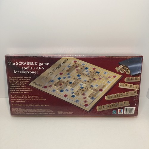 NEW SEALED - SCRABBLE CROSSWORD TABLE WORD GAME BY PARKER BROTHERS 1999 HASBRO - Picture 2 of 3