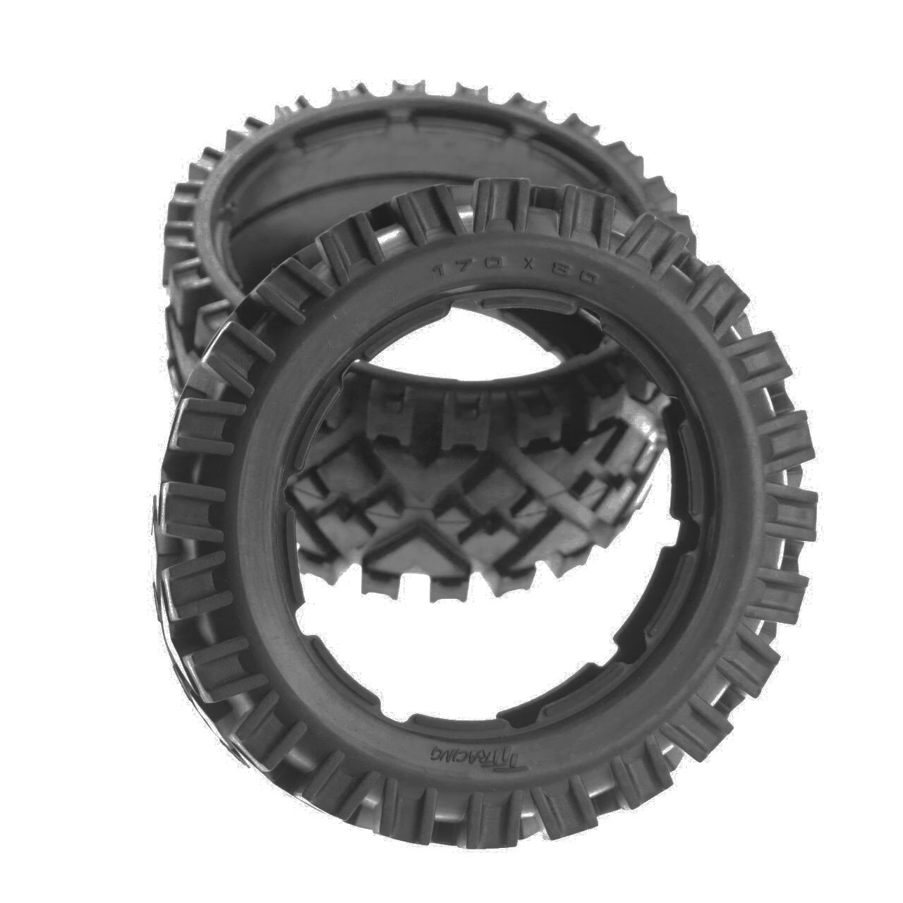 Pneus Avant Et Arrière Pour Modèle Réduit 1/5 HPI BAJA 5B - Pneus Peau Route