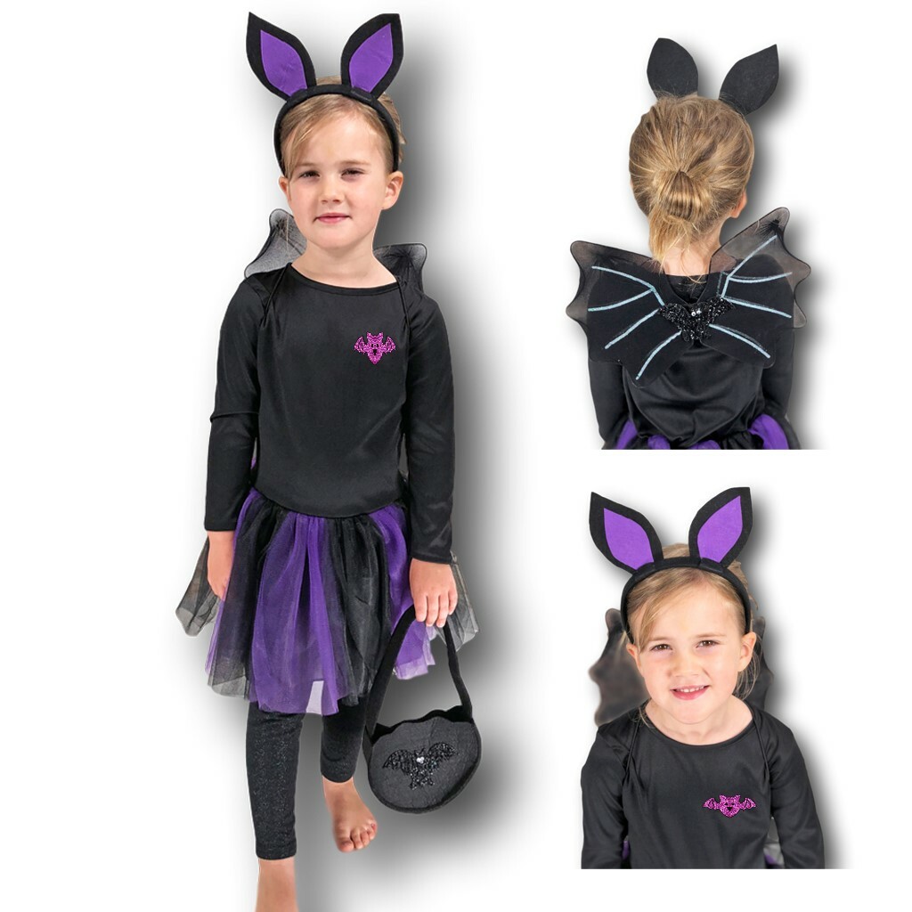 Bat Costume Kids Black Purple Bat Costume Kids Black Purple