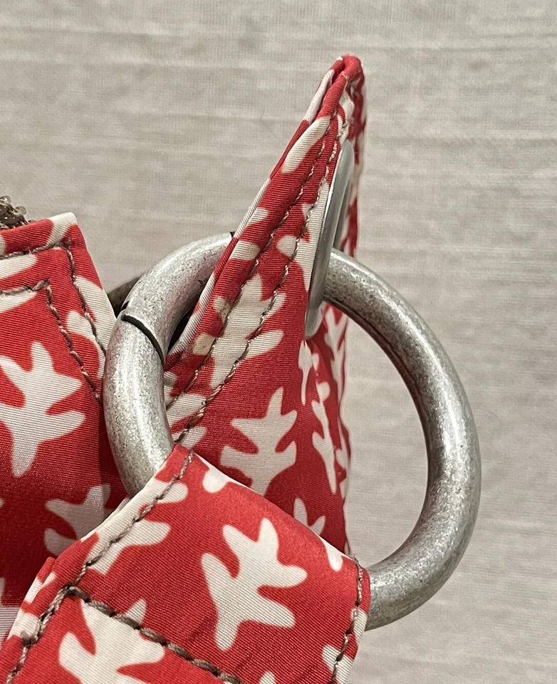 Bolso de Pañales OiOi Rojo Amapola Mini Geo Hobo Bolso de Bebé Australia Nuevo con Etiquetas *LEER* Foto 4 de 4