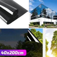 79" One Way Mirror Window Film Heat UV Reflective Privacy Tint Foil Home Office