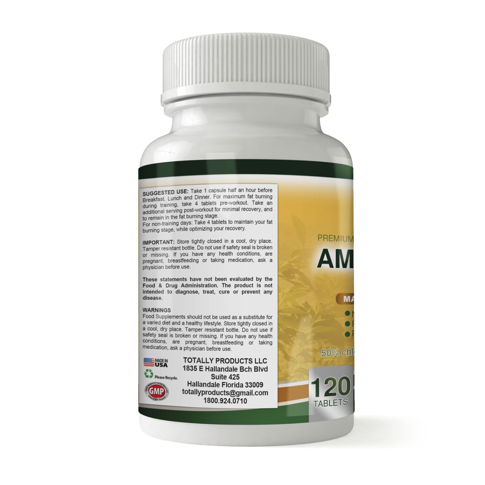 Forskolin Extract & Amino Trim Advanced Weight Loss Fat Burner Capsules Combo