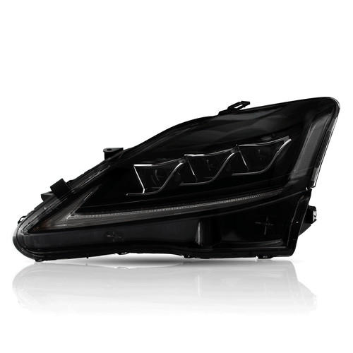 LED VLAND Headlights Assembly For Lexus IS250 IS350 ISF 2006-2013 w/Sequential - Foto 2 di 12