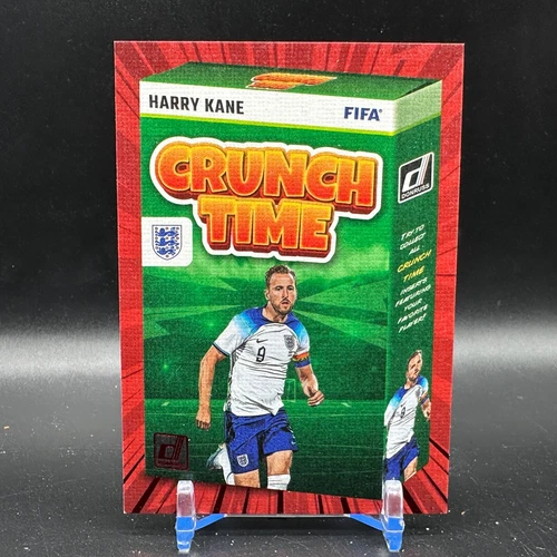 Harry Kane Crunch Time Red Parallel 2023-24 Panini Donruss Soccer England #18