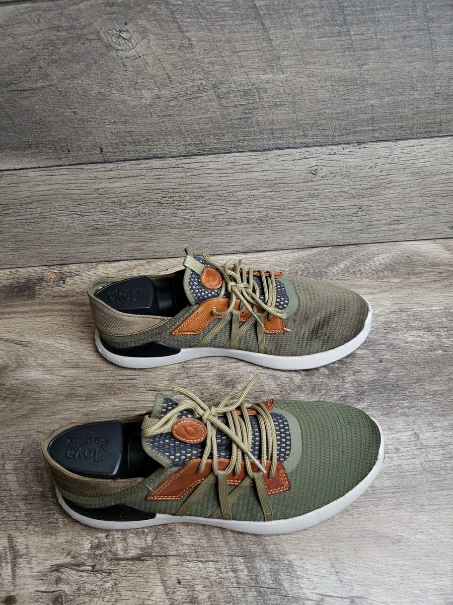 Olukai Mio Li Sneakers Hunter Green Lava Rock Shoes 10440-HGLR