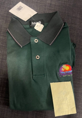 Vintage Players Island Casino Polo Shirt M NWT Ashworth 90s Mesquite Nevada USA