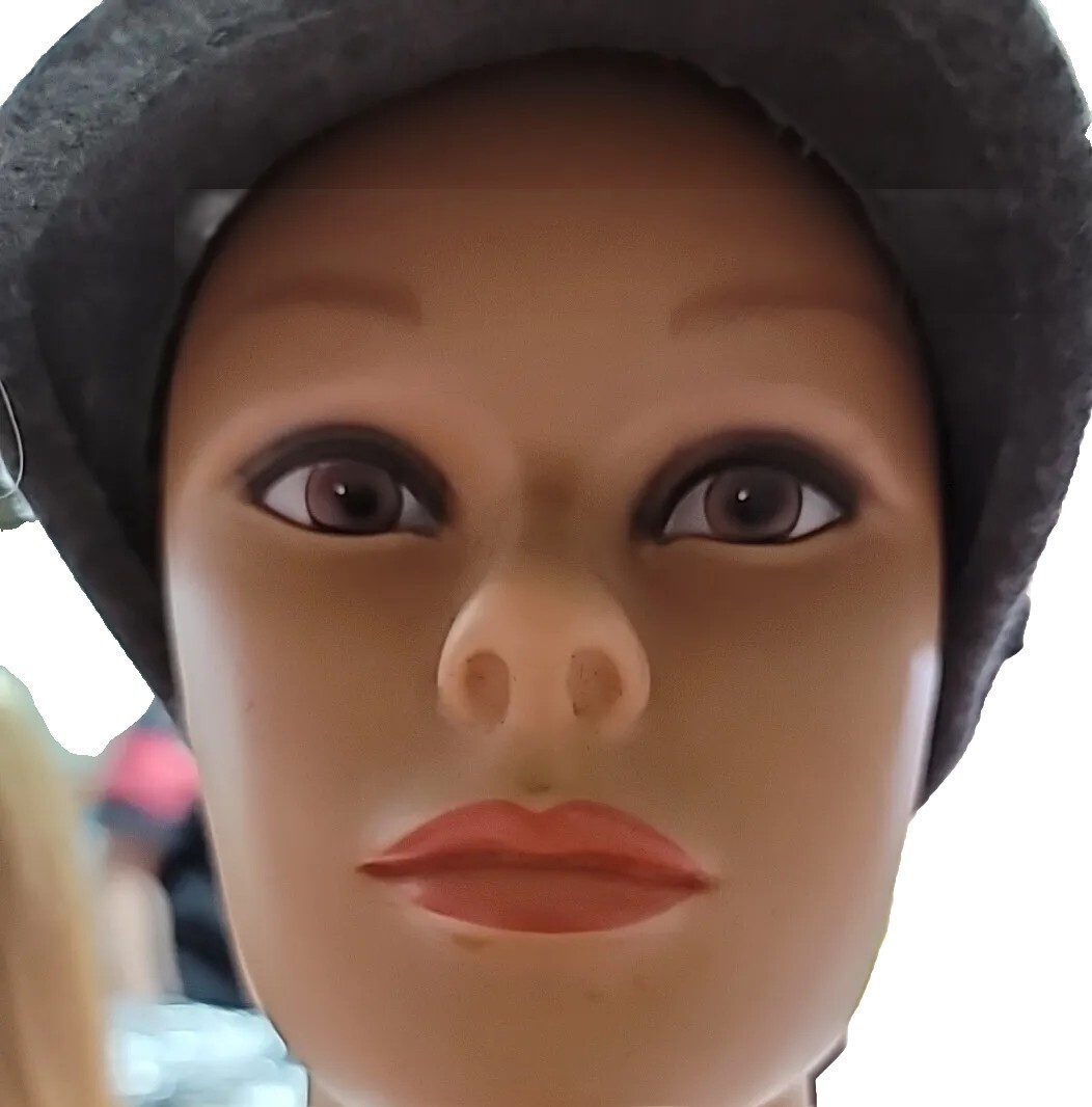 Cappello pony bambina Zara feltro cappello cloche grigio cappello cavallo spettacolo cavallo