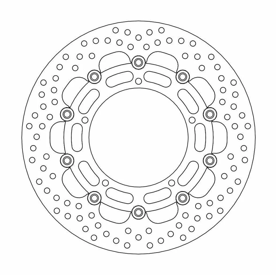 Yamaha YZF-R6 600 2003-2004 Moto Masters Halo Racing Front Brake Disc