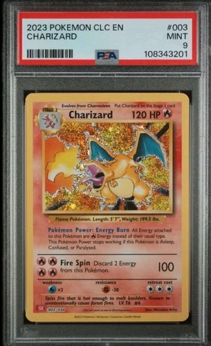 2023 POKEMON CLC-TRADING CARD GAME CLASSIC CHARIZARD PSA GRADED 9