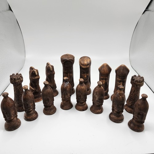 Set completo pezzi scacchi biscotti ceramica Duncan Jamar Mallory Medievel vintage - Foto 2 di 17