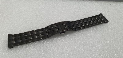 BREIL MILANO 117AK WATCH BRACELET STAINLESS STEEL BLACK STRAP 23.5MM