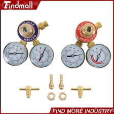 Oxygen Acetylene Gas Regulator Welding Cutting Torch Dual Gauge CGA540 CGA200